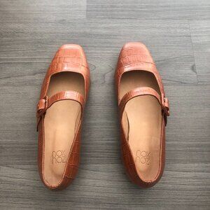 [New / Never Worn] Zou Xou Eugenia Flat in Croc Miel sz 9